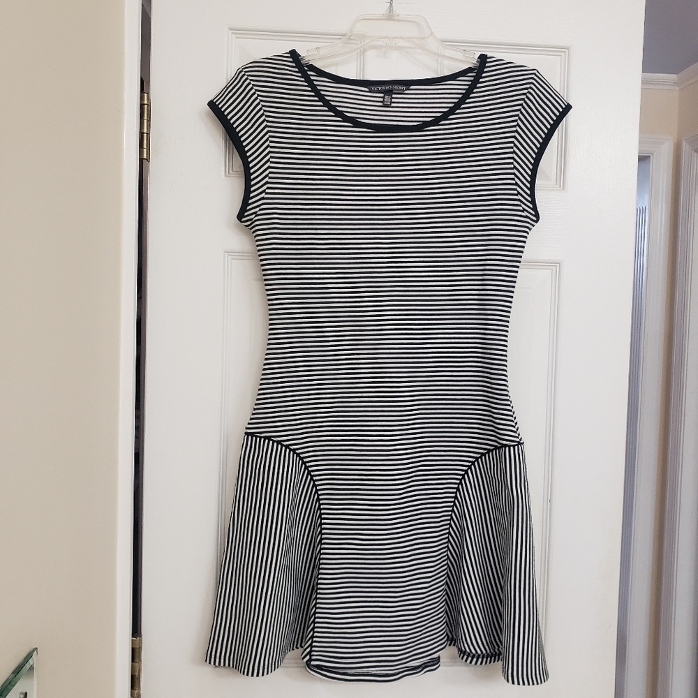 Victoria's Secret Striped Skater Style Dress
